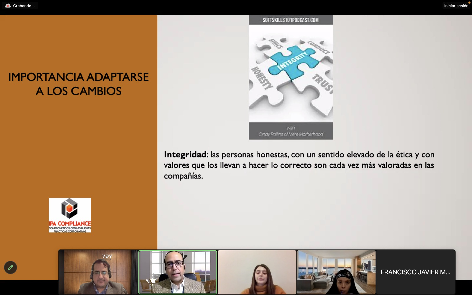 Charla a Magister en Desarrollo Organizacional y Gestión de personas impartido por la Universidad Diego Portales (UDP)